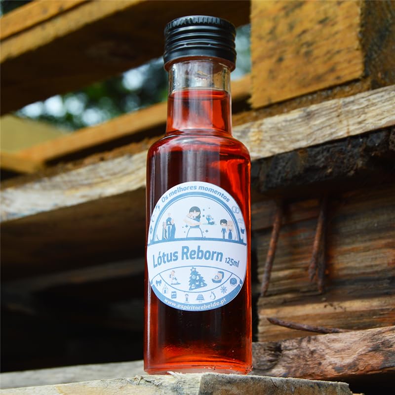 Espirito Rebelde 20 szklanych butelek 125 ml z czarną nakrętką z wylewką - mini butelki na oliwę z oliwek, ocet, alkohol, sosy, magiczne mikstury - butelka na próbki