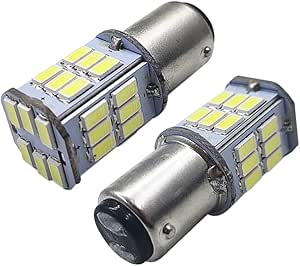 Lampadina LED P26S Per Moto - 10-80V, 600LM, Bianco 6000K - 30 SMD, Faro Motocicletta - Foto 9