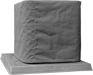 SugarHouse Outdoor Air Conditioner Cover - Premium Marine Canvas - Made in the USA - 7-Year Warranty - 36" x 36" x 40" - Gray