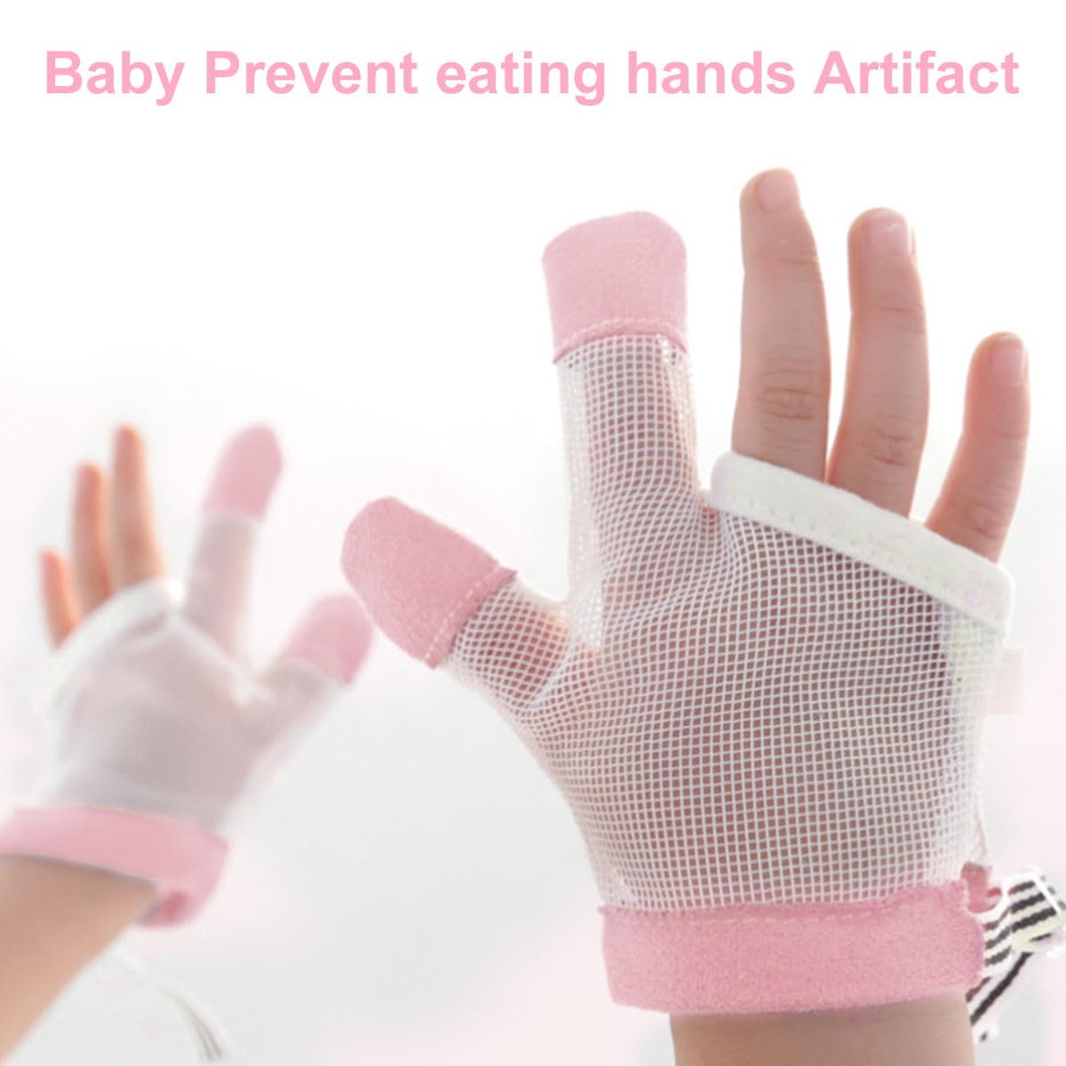 Lot De 2 Paires De Moufles Anti-griffes - BEIGE - Prématuré - Bébé - 3.50