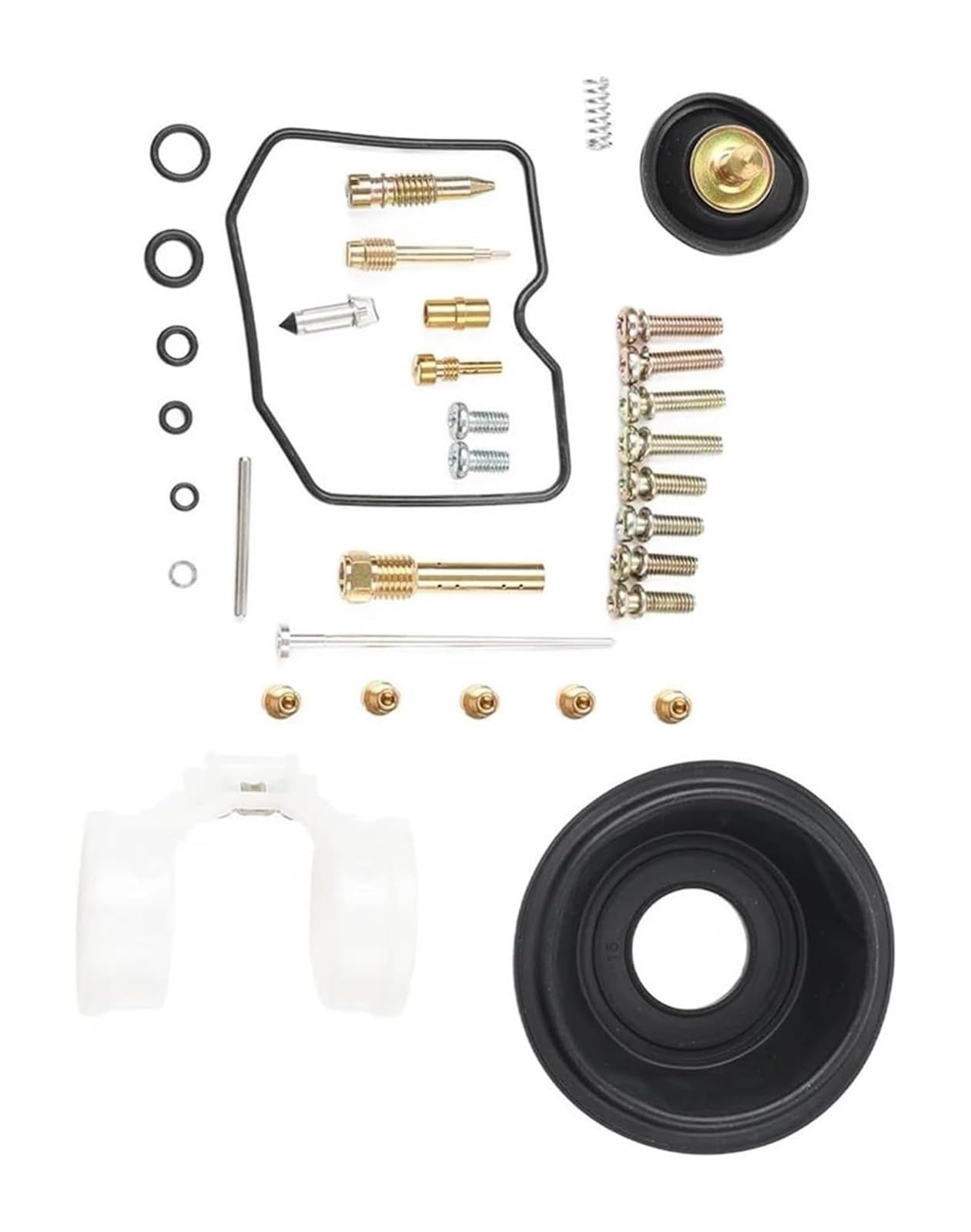 Vergaser-Ersatz Für KLE400 KLE500 1991-2007 Wiederaufbau Motor Schwimmernadel Vakuummembrandichtung Motorradvergaser Reparatursatz