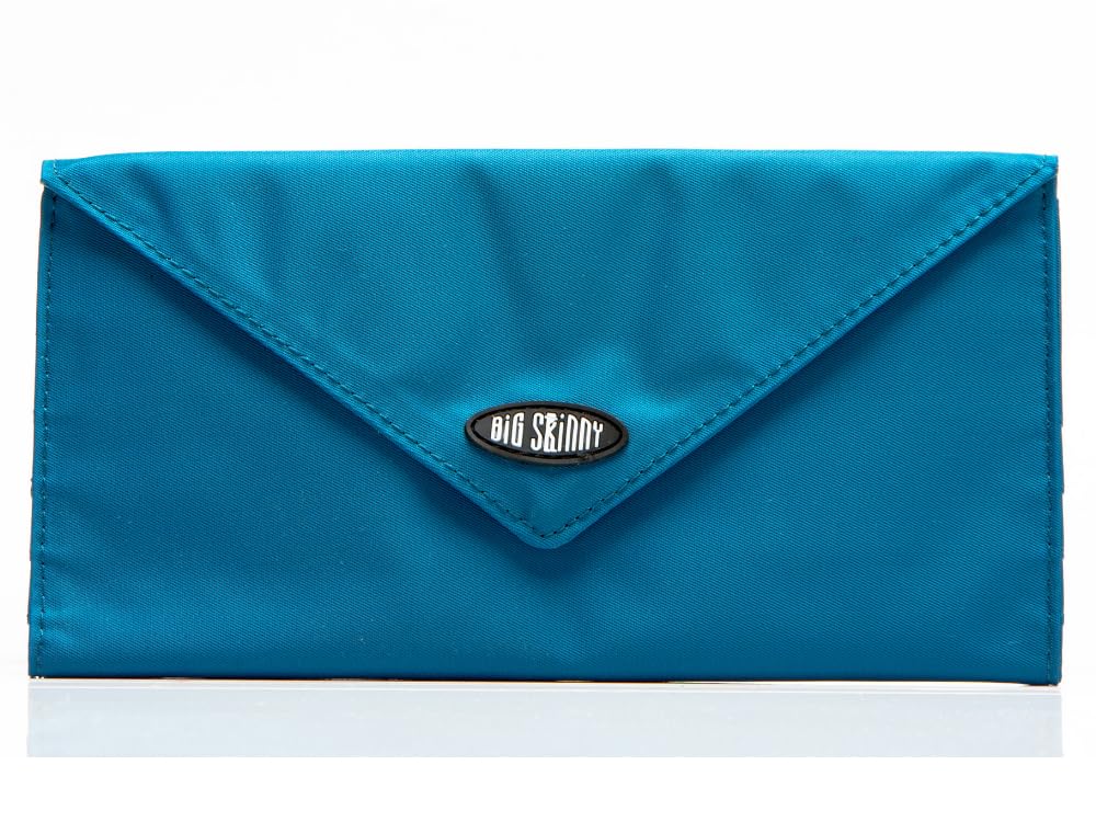 Big Skinny Women's Slimvelope Tri-Fold Checkbook Slim Wallet, Holds Up to 40 Cards