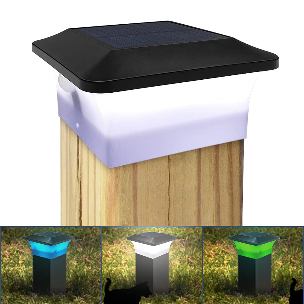 Buy Sumaote Outdoor Solar Post Lights 4x4 Motion Sensor Solar Post Cap