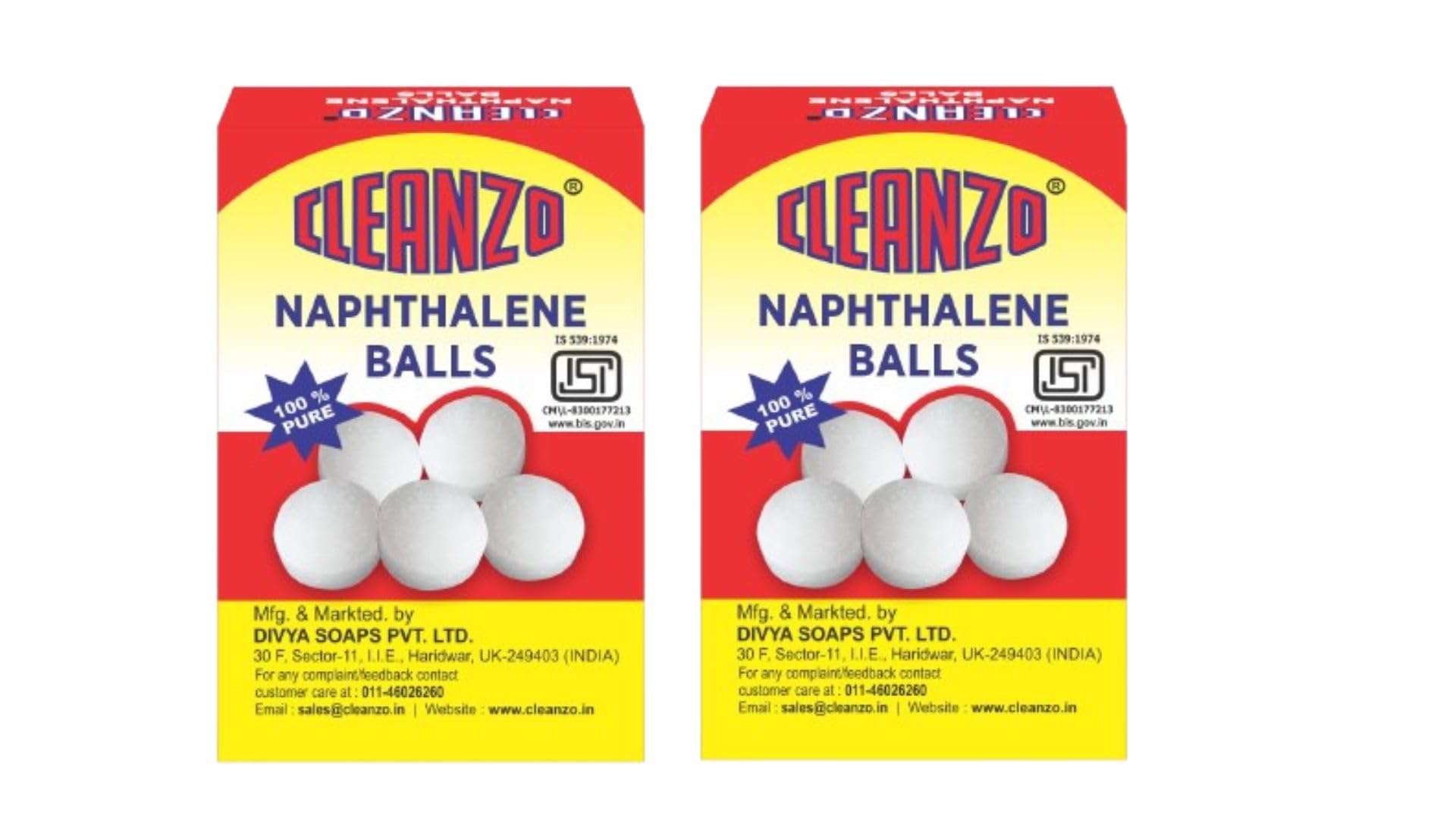 Naphthalene Balls White Kapoor Goli Stain-Free Insect Repellant Mothballs Sanitary Cubes for Commercial Use Cloth Wardrobe - 400g Pack Of 2-image-25