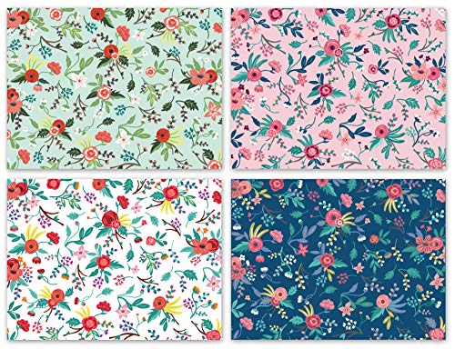 Exclusive Discount 🔥 Blank Cards with Envelopes - 24 Floral Blank Note Cards with Envelopes - Assorted Cards for All Occasions! Blank Notecards and Envelopes Stationary Set for Personalized Greeting Cards