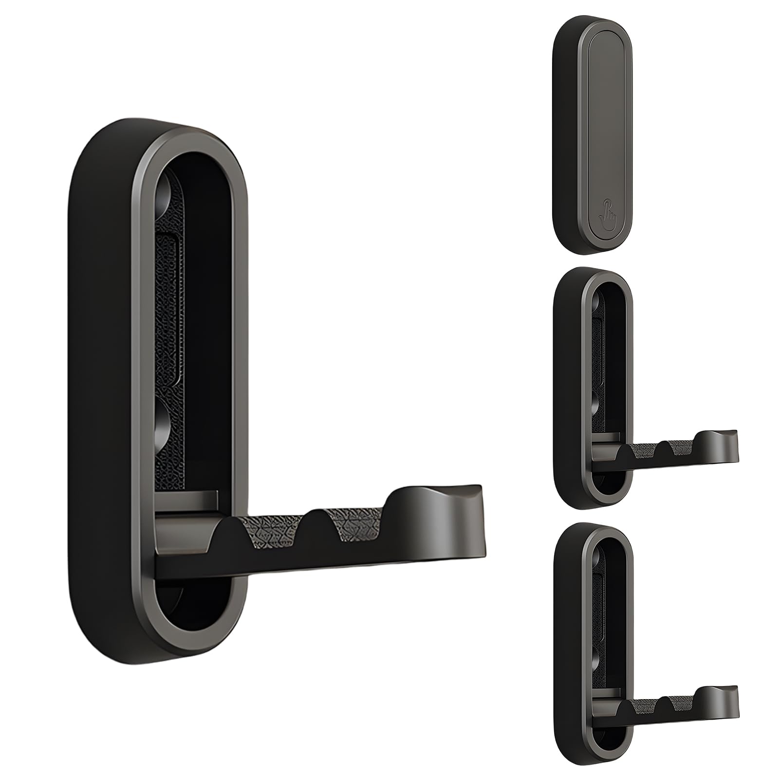 AURIVISTA 4 Pcs Foldable Hooks, Folding Wall Hook for Entryway Living Room, Bedroom