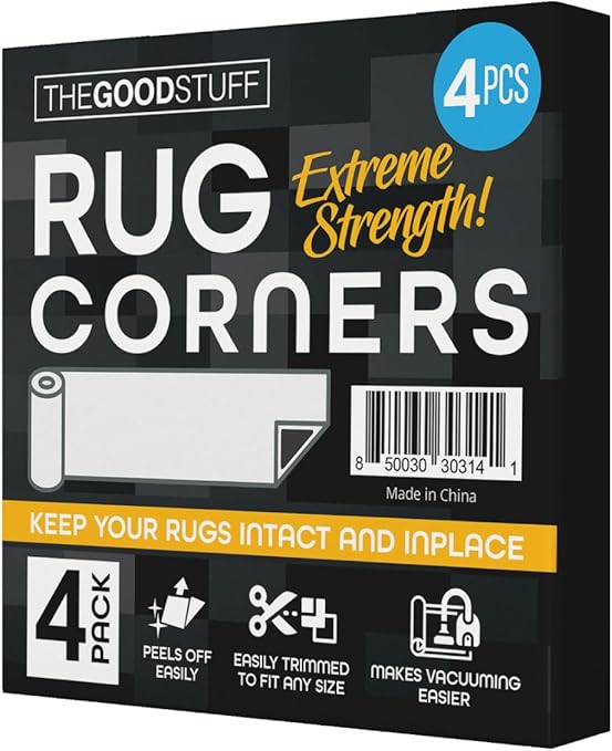 Slip Stopper Rug Pad Grippers [Four Triangles] Stop Your Rugs Slipping on Hard Wood