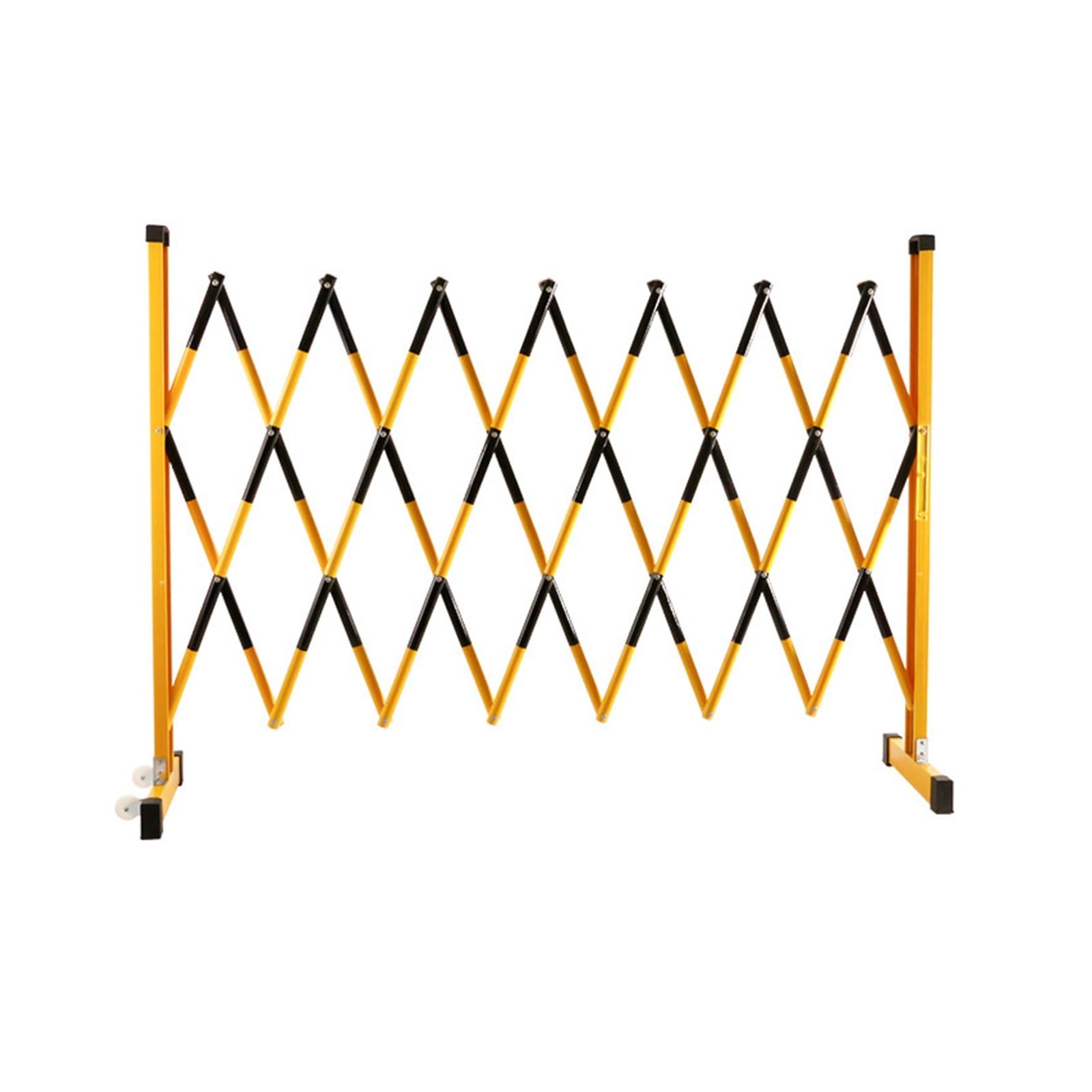 Barrière extensible industrielle pour bloquer les accès dangereux facilement
