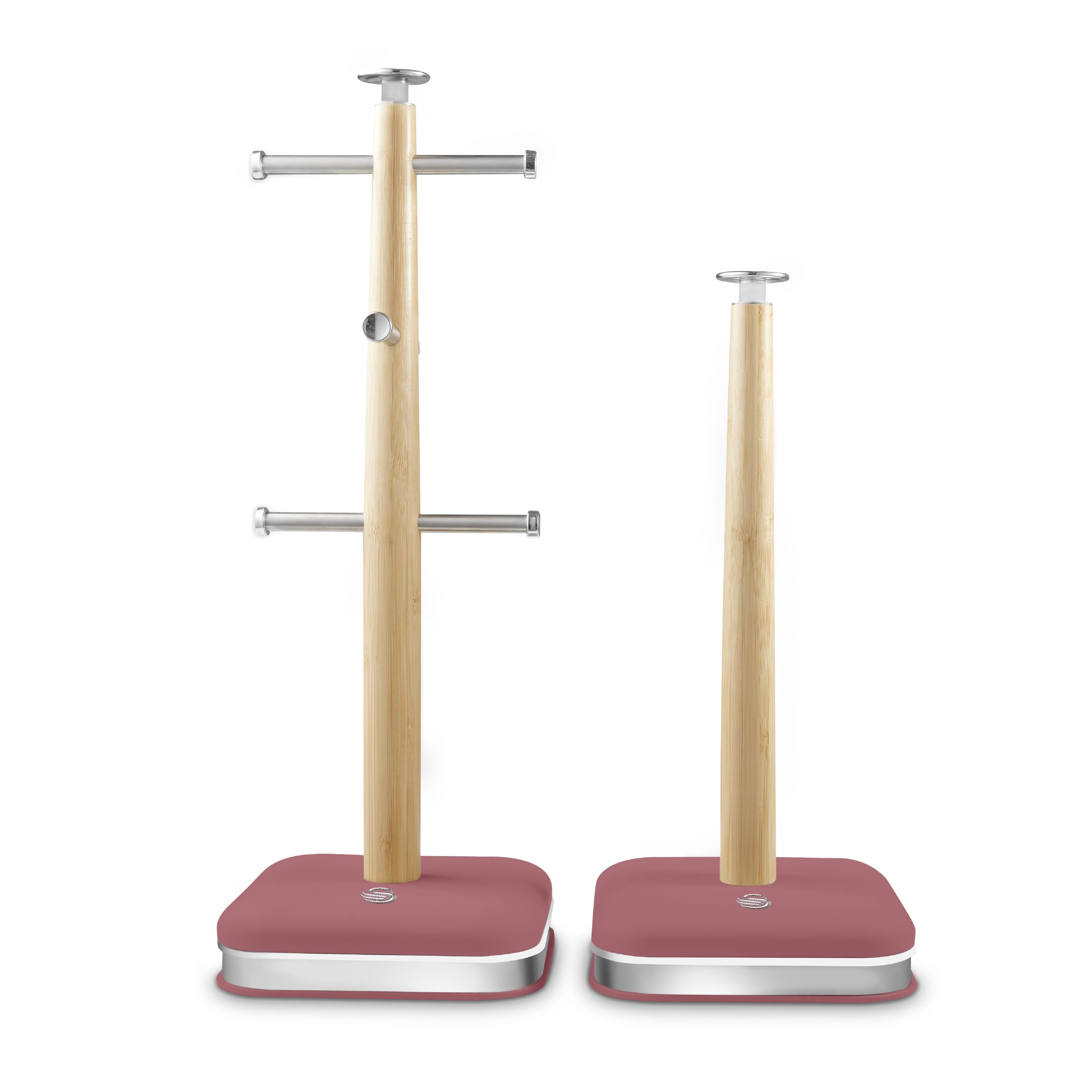 Swan Unisex Fuchsia Towel Pole And Mug Tree Set In A
