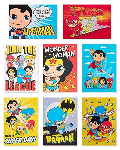 Mini fiambrera American Greetings DC Super Friends 40 unidades para fiestas
