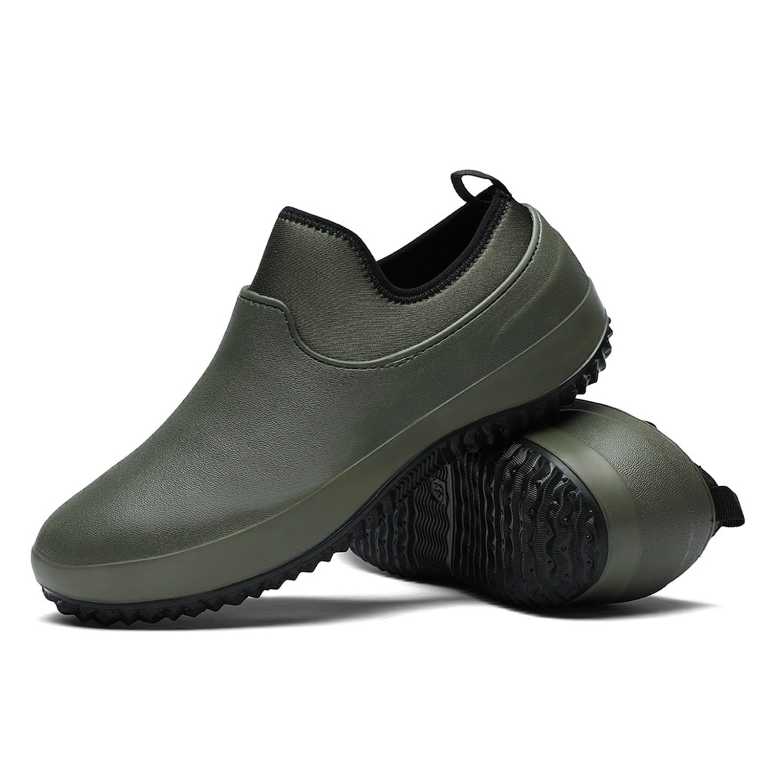 Generisch Gummischuhe Herren Wasserdicht Herren Stiefel Wasserdicht Angelstiefel Unisex Galosche Basic Gummistiefeletten Reisen Regenschuhe Einfarbige Gummistiefel
