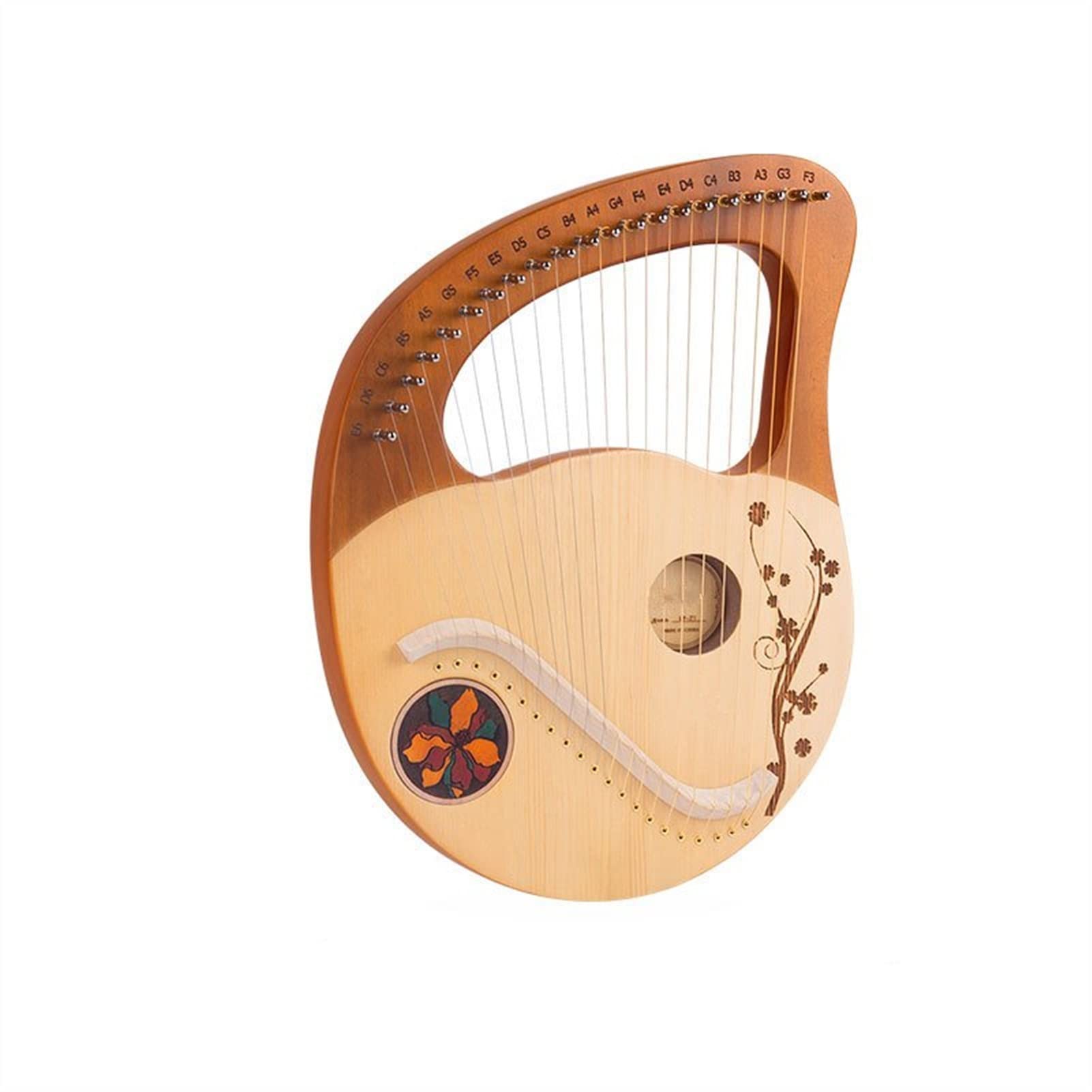 FLFL Tragbare Harfe Guzheng Finger Trainingsgerät 21-String Finger Training Professionelle Fingersatz Praxis Mini Kleines Guzheng Finger Training