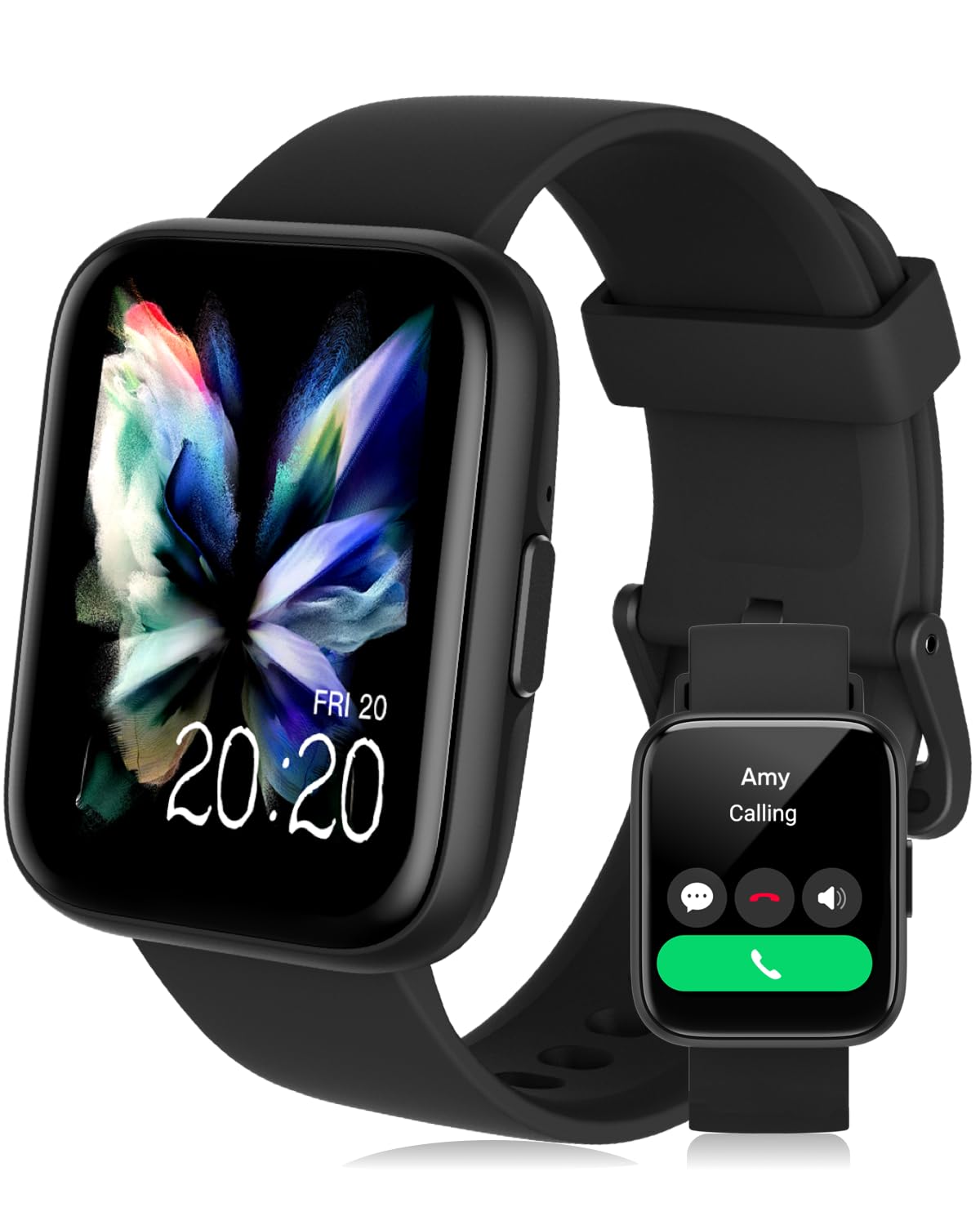Smart Watch for Men Women 1 85 HD Dynamic Screen Bluetooth Notifications Calls Fitness Watch 110 Sport Modes