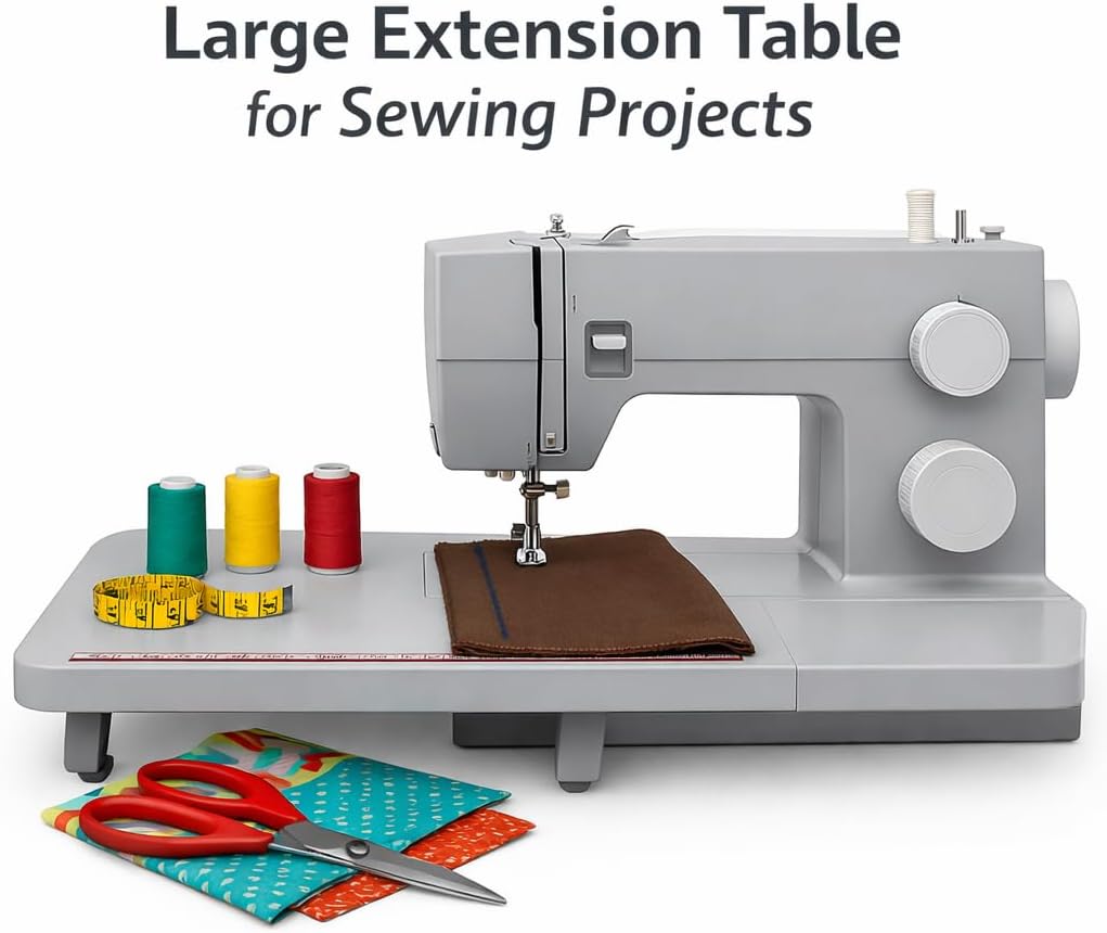 ckpsms Adjustable Height Extension Table #KP-19407 Compatible with/Replacement for Singer Brand Heavy Duty 44S, 4411, 4423, 4432, 4452, 5511, 5523, 6335