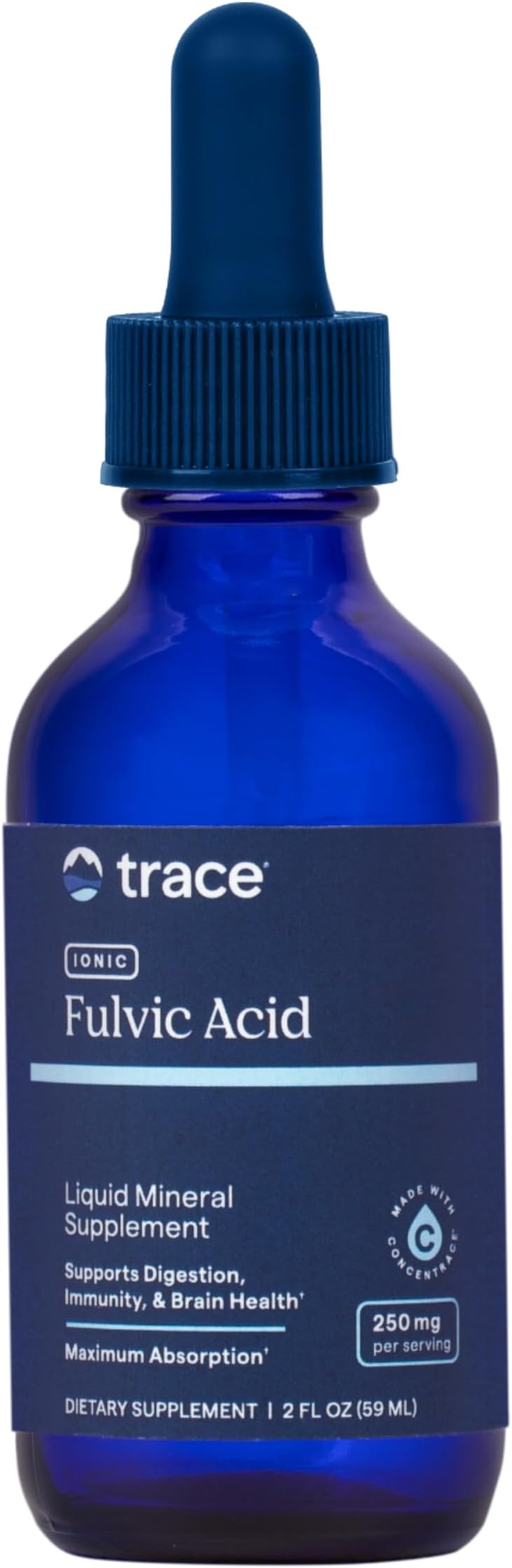 海外直送品Liquid Ionic Fulvic Acid with ConcenTrace, 2 oz by Trace Minerals