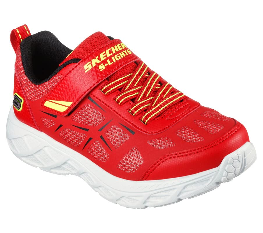 Skechers Boys Dynamic-Flash - REZLUR RDBK Sneaker - 2 UK (401529L-RDBK) RED/Black (B09HJTFGML) Amazon Price History, Amazon Price Tracker