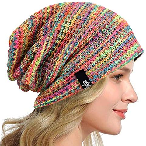 HISSHE Women's Slouchy Beanie Knit Beret Skull Cap Baggy Hat Cover