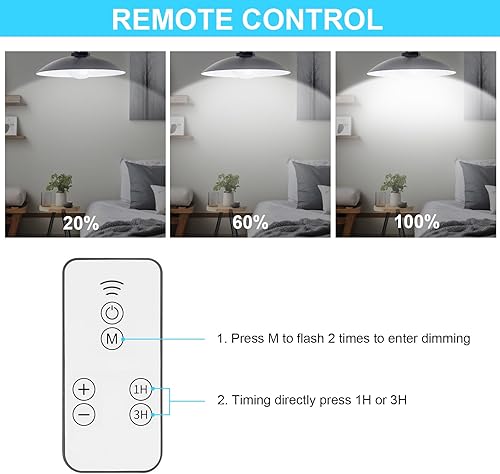 Miniatura 2 de Lámpara colgante solar para exteriores e interiores, luces de trabajo con panel ajustable, 3 brillo y 2 temporizadores, luz de techo para gallinero