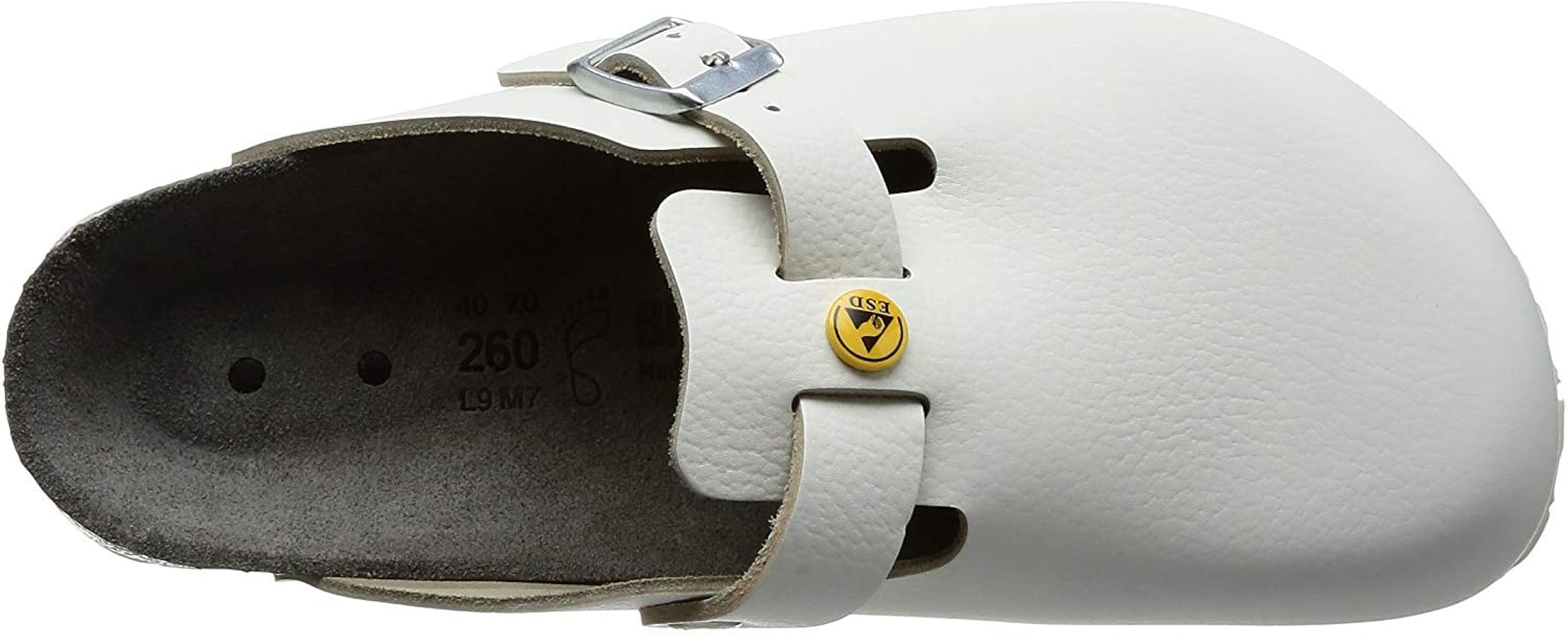 Amazon.com | Birkenstock Original Boston ESD Leather Narrow Width