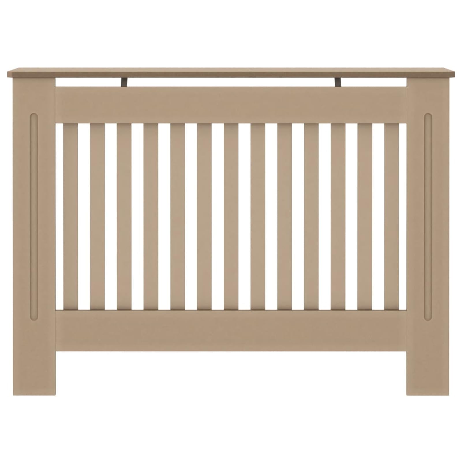 Brokky Cache-radiateur 112x19x81,5 cm MDF,Meuble Chambre Adulte,Grille Cache Radiateur