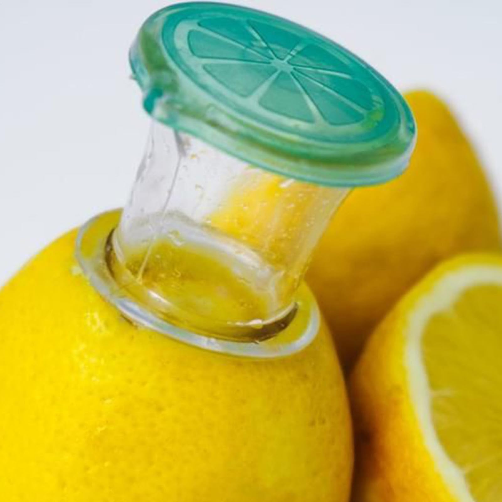 Küchenprofi Spremiagrumi Manuale In Plastica E Vetro - 2 Pezzi, Con Scala Millilitri (70 Ml) E Beccuccio, Nero