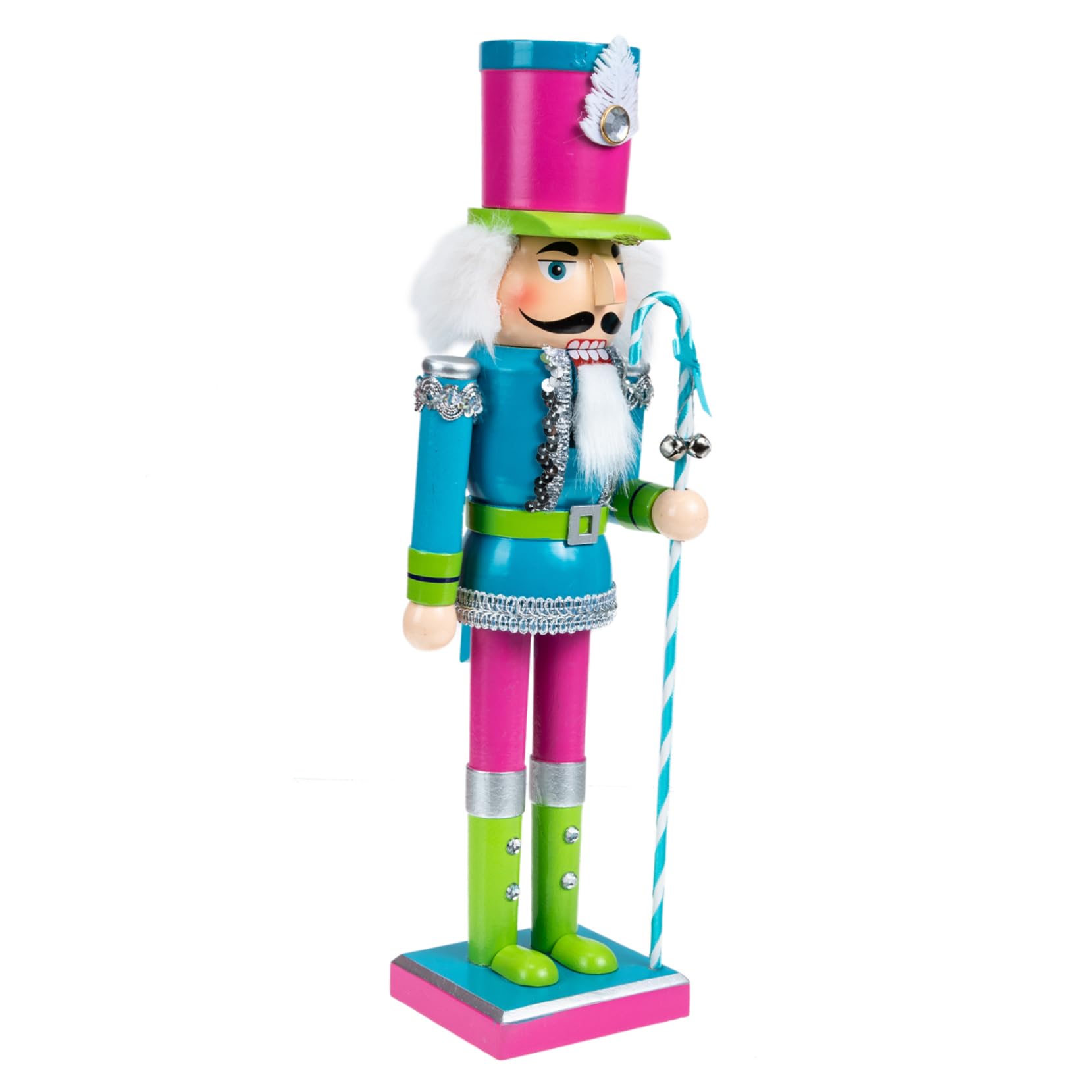 TOPBATHY 2 Pièces Casse Noisette Statue De Casse-Noisette De Noël De Noix Décorations De Noël Jouets De Jouet D'extérieur Noyer Figurine De Marionnette Casse-Noisette Bois