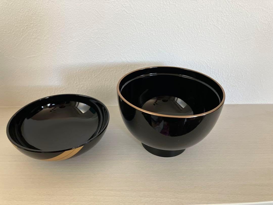 未使用 最高級 特選漆器 会津塗 吸物椀 セット 金彩 松竹梅 未使用 最