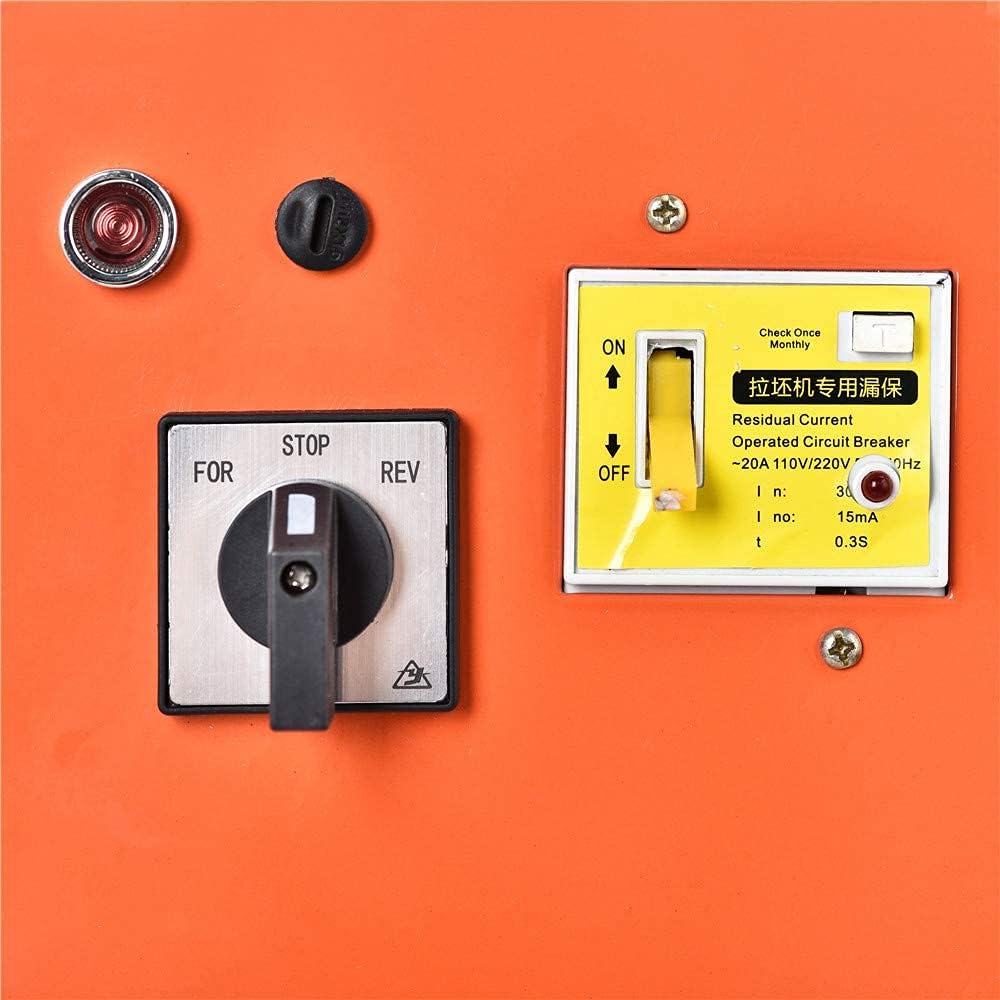 SKYTOU Pottery Wheel Pottery Forming Machine 25CM 350W Electric Pottery Wheel with Foot Pedal DIY Clay Tool Ceramic Machine Work Clay Art Craft (Orange)