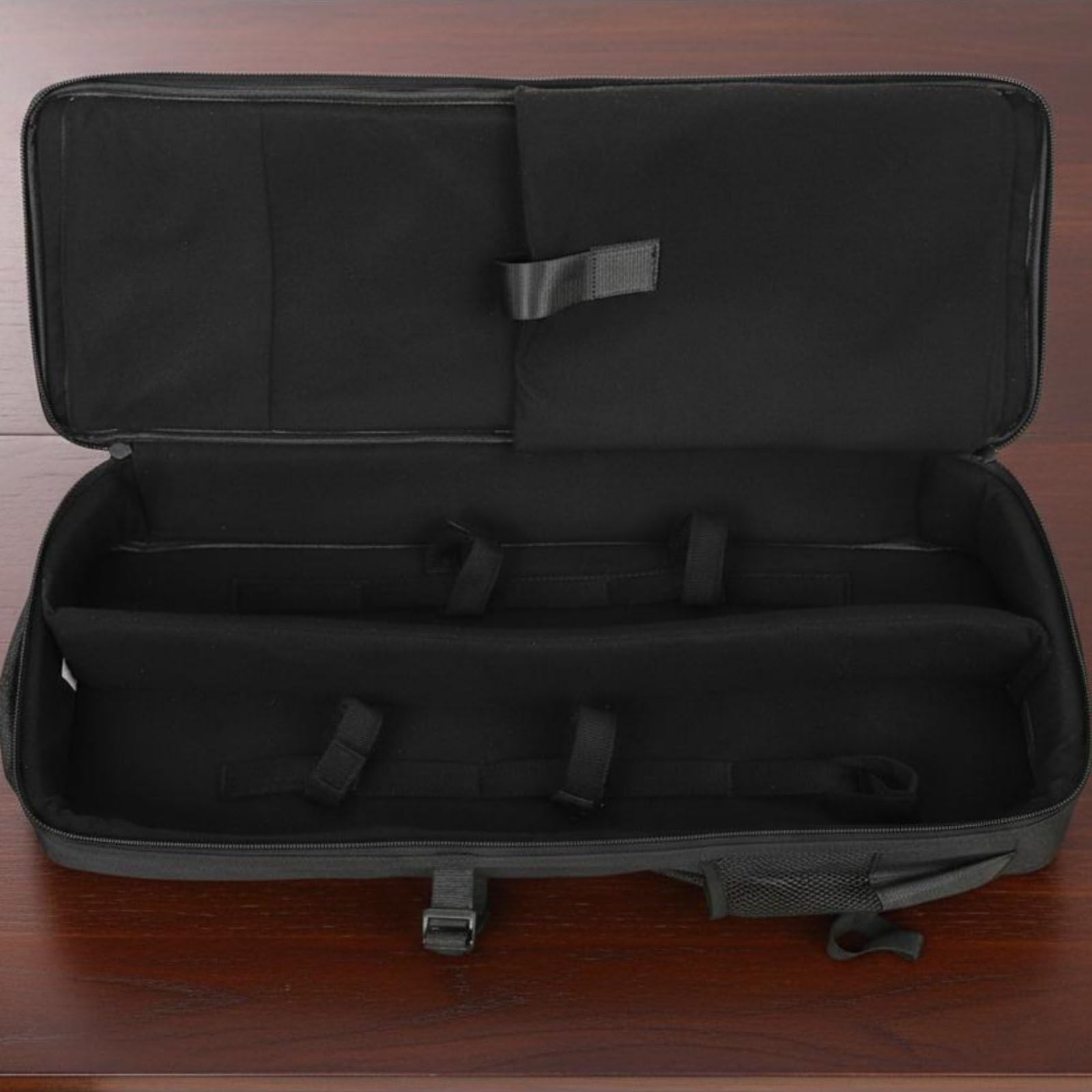 Blasinstrumente Tragetasche Elektronisches Blasinstrument Tasche Rucksack Hülle Etui mit Doppelkapazität Und Gepolstertem Aufbau für Reise Bühne Zuhause, Array, Schwarz