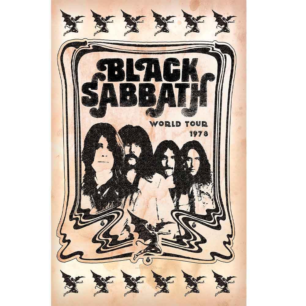 Amazon.com: Black Sabbath Poster World Tour 1978 Band Logo