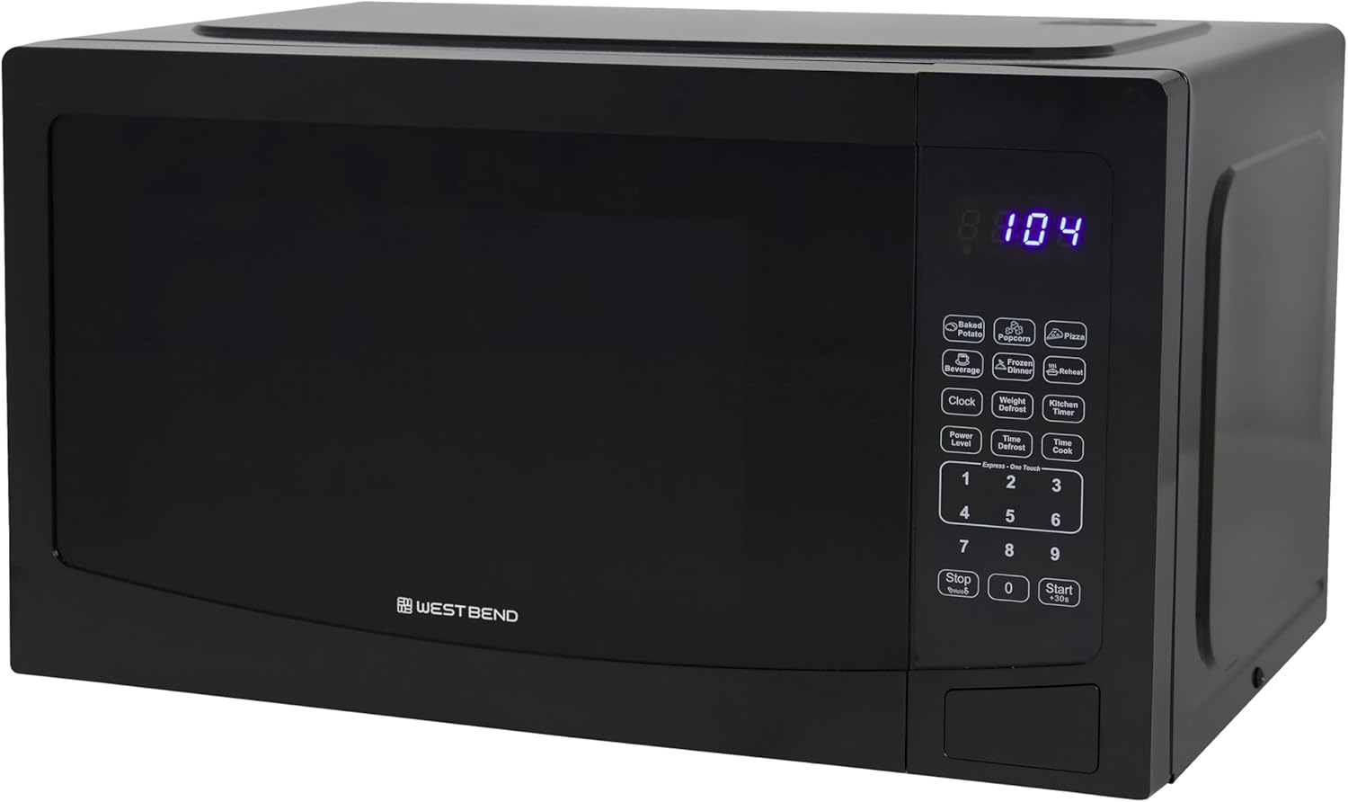 West Bend Microwave Oven, 1.1 cu. ft. Capacity, in Black (WBMW110B)