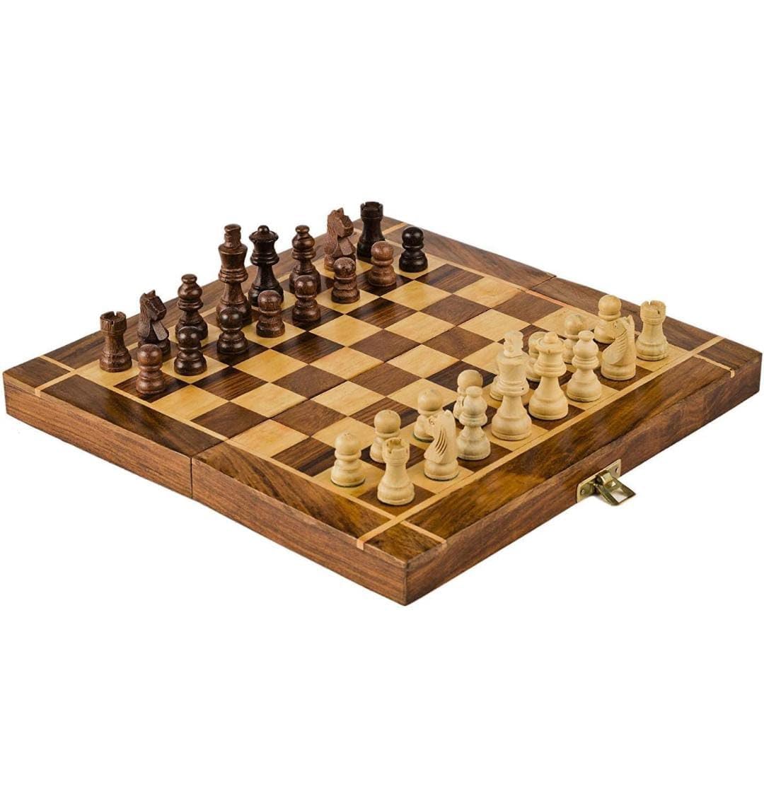 NE NEPTUNE Wooden Handmade Foldable Chess Board Set Wooden Pieces (B0CR1LTG4B) Amazon Price History, Amazon Price Tracker
