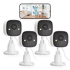 Jennov Outdoor/Indoor Security Cameras 5Ghz/2.4Ghz, 2K HD WiFi/Color Night Vision/Motion Detection /2-Way Audio/IP66 Waterproof Pet Dog Cat Baby Monitor Camera for Home Security