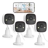 Jennov Outdoor&sol;Indoor Security Cameras 5Ghz&sol;2&period;4Ghz&comma; 2K HD WiFi&sol;Color Night Vision&sol;Motion Detection &sol;2-Way Audio&sol;IP66 Waterproof Pet Dog Cat Baby Monitor Camera for Home Security