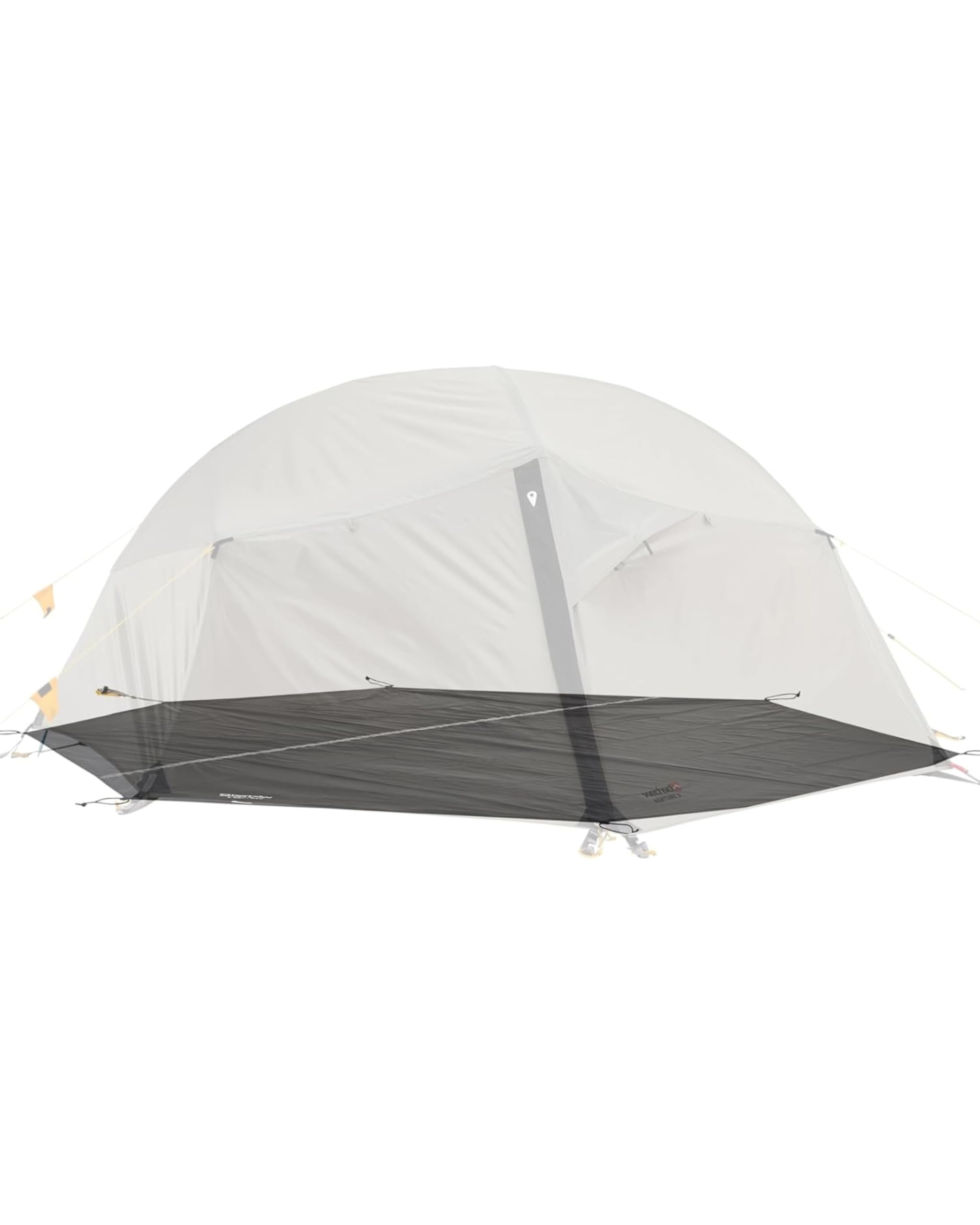 Wechsel Groundsheet Venture 3 I Schwarz I robuste Zelt-Unterlage Boden I Zeltplane wasserdicht mit 7000mm Wassersäule I Bodenplane aus 75D Polyester I Camping-Plane zum Schutz vor Nässe & Schmutz