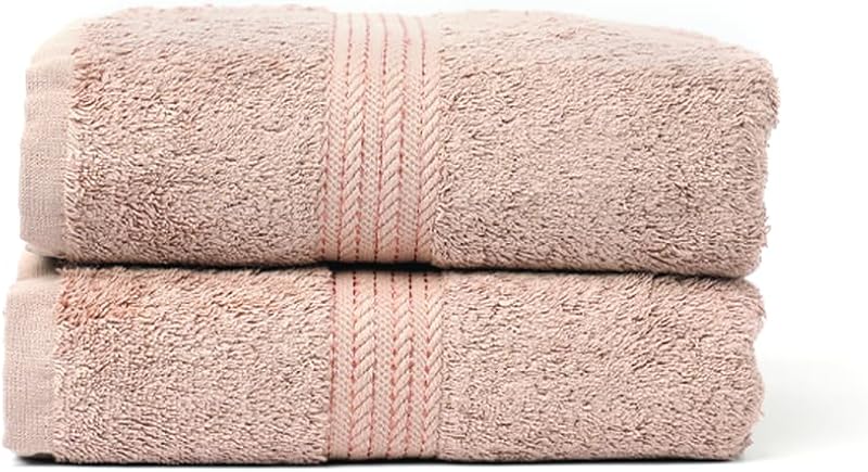 Toalhas de Mão homewarmthco em Algodão Penteado, 700 GSM, Bege Plush, Pacote com 2