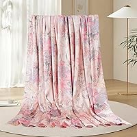 Vista 14 de Maxfeel 1 funda de edredón de seda de seda, funda de edredón, 100% seda de morera con estampado floral, seda Charmuse, Multiclolr Queen Cal.King, #08