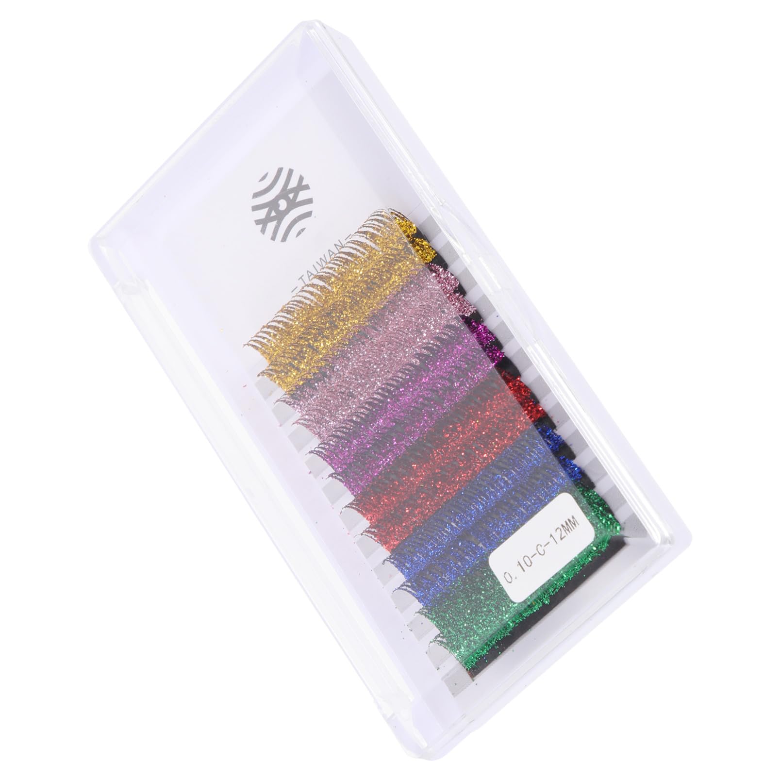 Baluue 18paia Lunghe Estensioni Di Ciglia Glitterate Colorate Da Ciglia Per Cosplay e Feste Sicure e Confortevoli Per Trucco e Spettacoli
