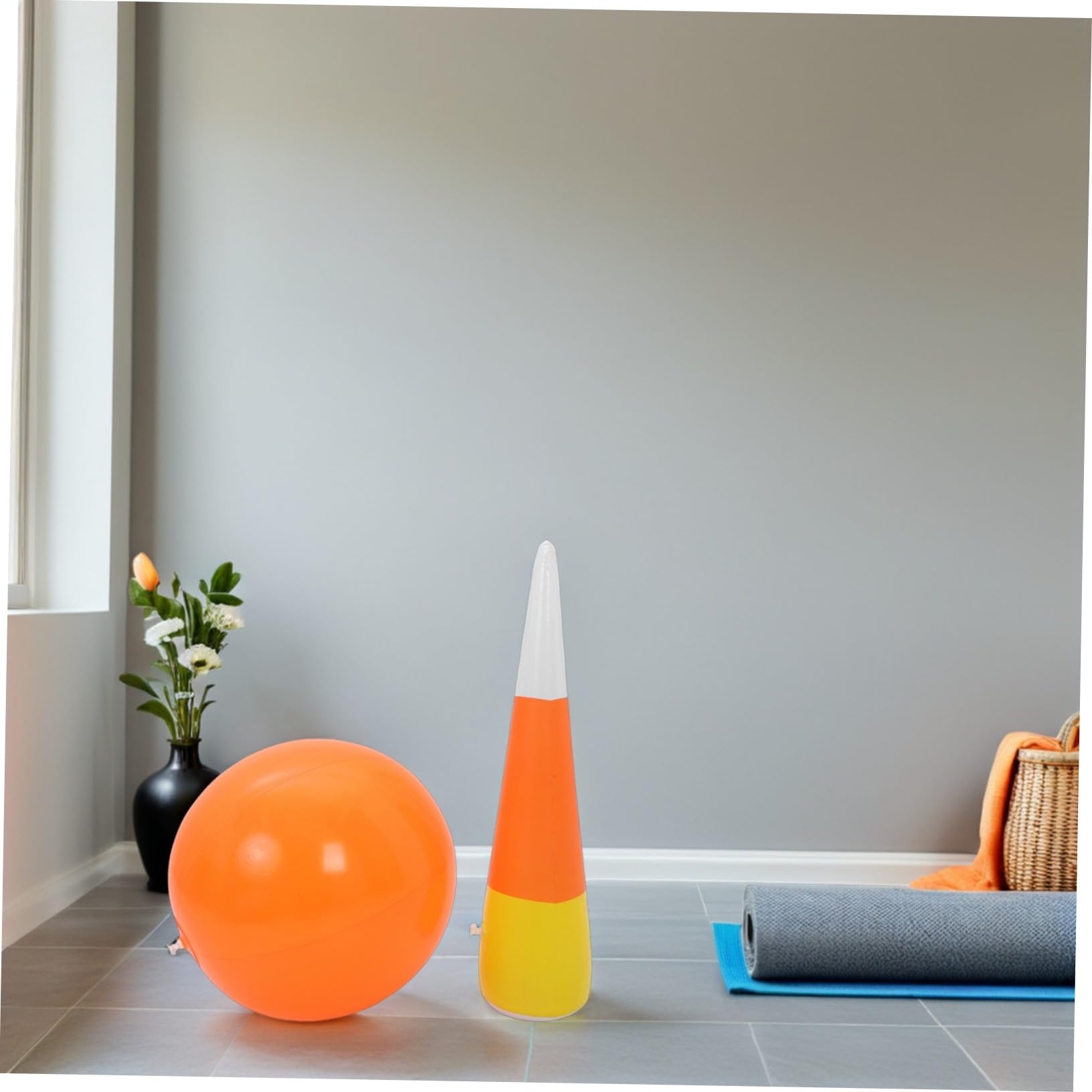 Bolos Hinchable para Adultos Set Portátil para Deportivos Interiores Mejora Habilidades Motoras y Coordinación Fiestas y Actividades Educativas