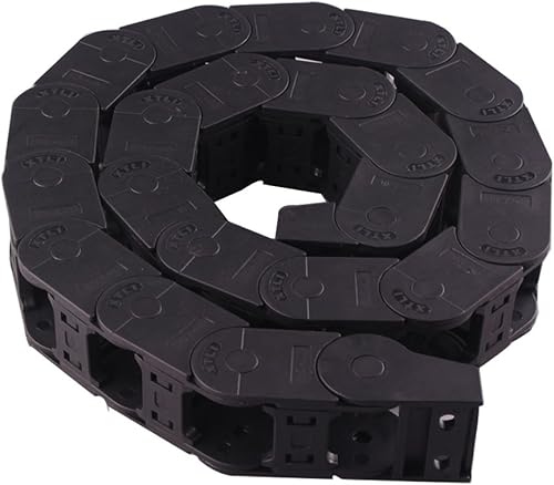 Cadena de arrastre de cable  3.3 ft de largo negro CNC máquina herramienta cable portador de alambre cadena de arrastre anidado 0.984 in x 1.496 in disponible en Yaxa Venezuela