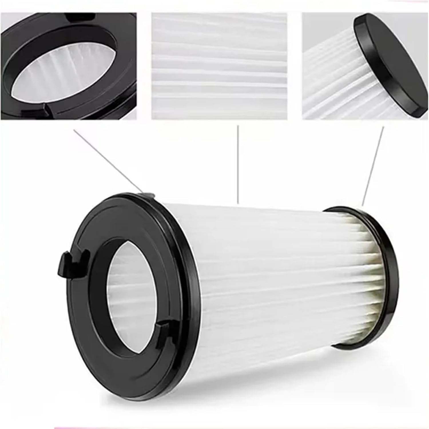 Compatible for Electrolux AEG CX7 Series Vacuums, HEPA Filter Replacement for Models AEF150, EER73DB, EER73BP, EER73IG(4pcs)