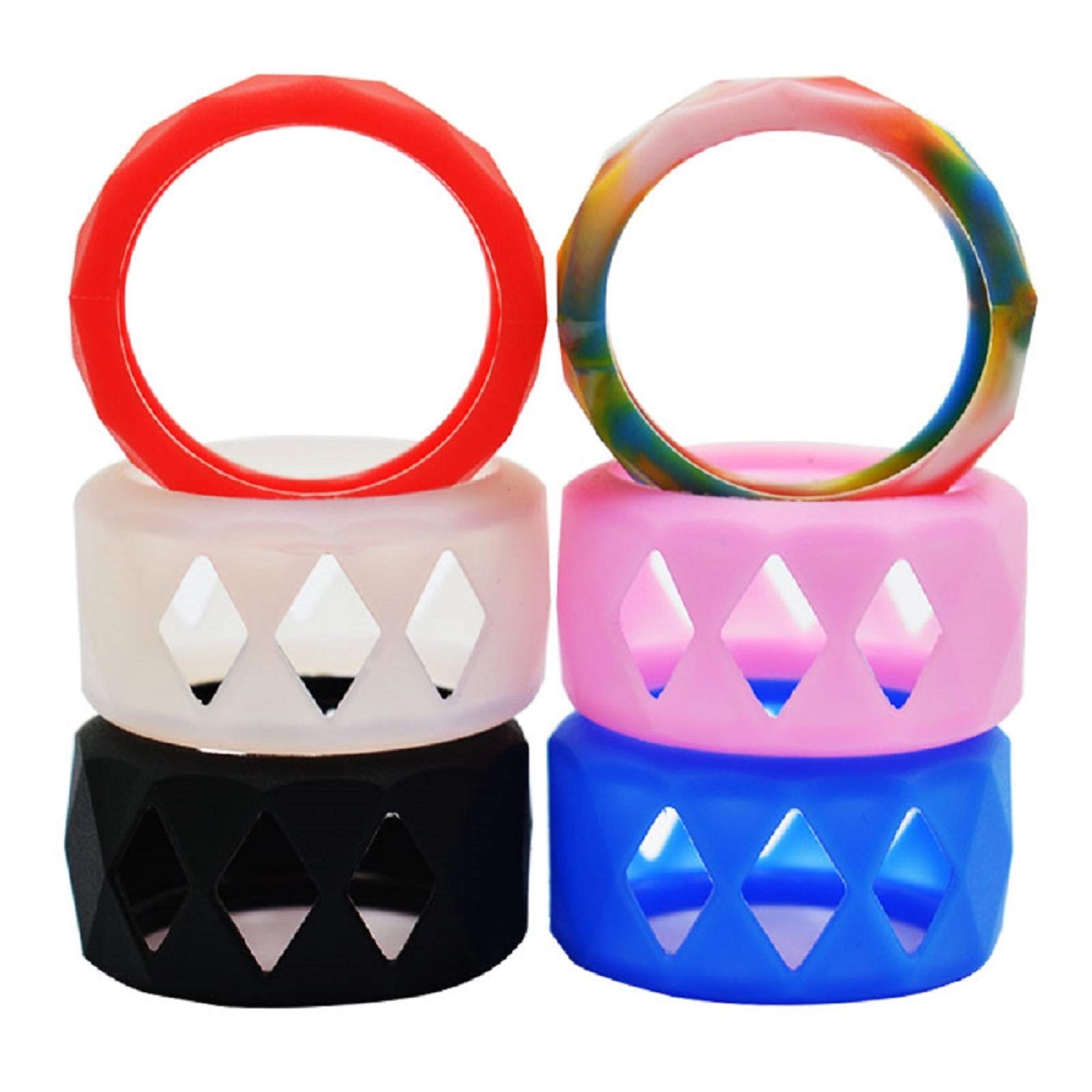 6 Pcs 25x17mm Silicone Vape Rings for Smoke Tank Non Slip : Amazon.com.be:  Health & Personal Care