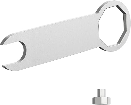 Dual Chamber Fork Cap Wrench Tool, Compatible with 2005-2025 Dirt Bike Front Suspension, Fits YZ250F / YZ450F / YZ250, 49mm Outer Cap & 35mm Inner Cap Removal Tool