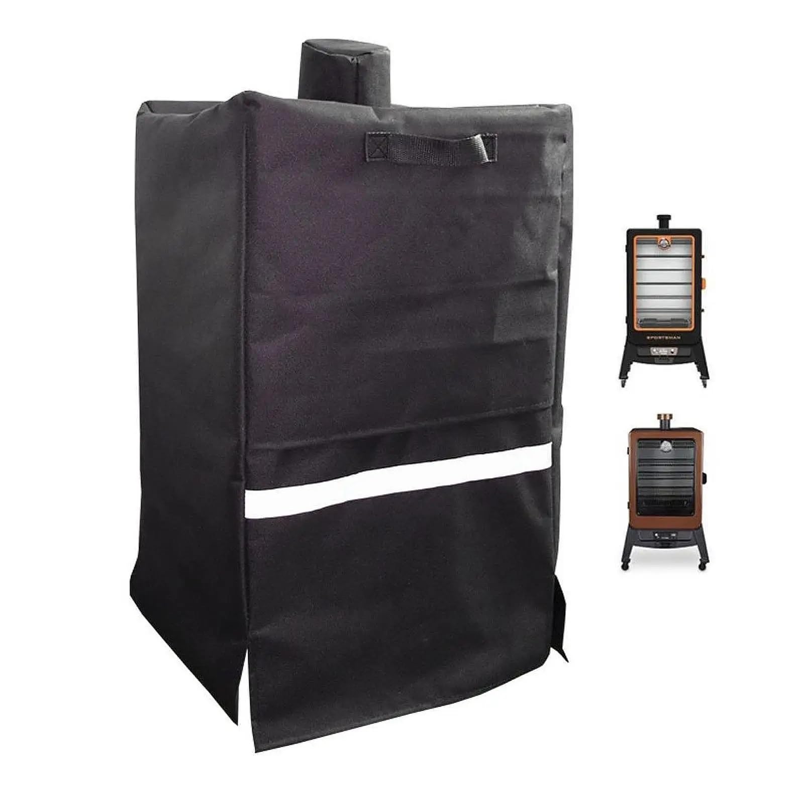 Funda Barbacoa Cubierta for Parrilla de Barbacoa, Tela Oxford con ventilación, Cubierta for ahumador Vertical Resistente, Cubierta for Barbacoa for Asar, jardín, Patio Trasero y Exterior