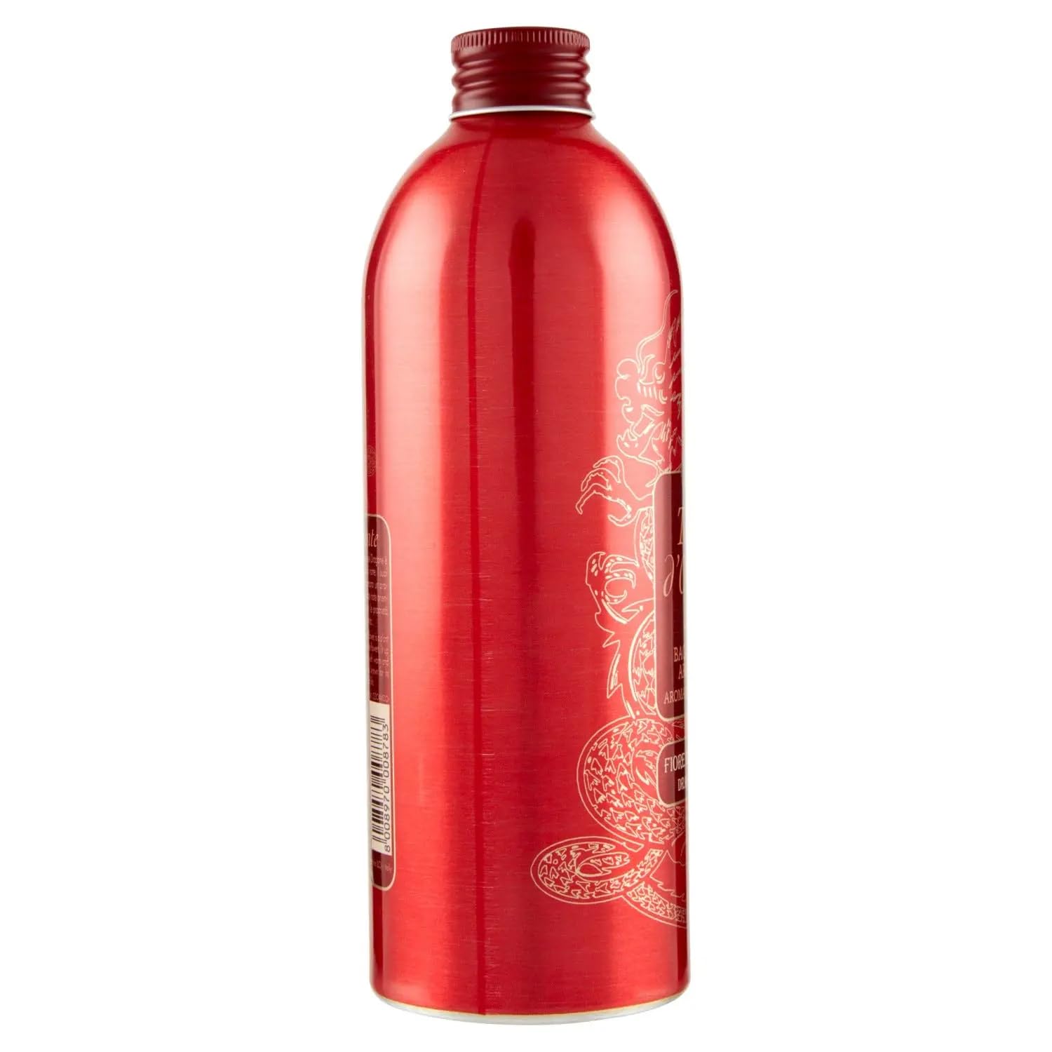8x Tesori d'Oriente Bagno Crema Fiore del Dragone,Schaumbäder mit Weiße Blumen,Reinigen die Haut und spenden Nährstoffe und Feuchtigkeit,500ml + Beni Culinari Kostenloser Schlüsselanhänger