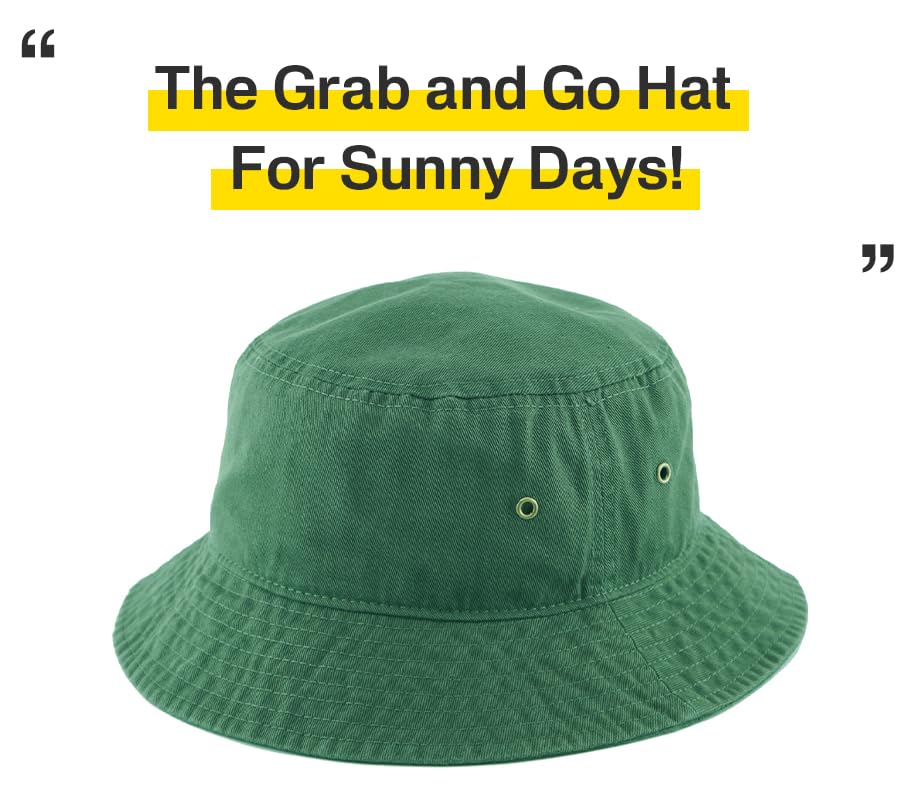 Image of KBETHOS 100% Cotton Washed Bucket Hat