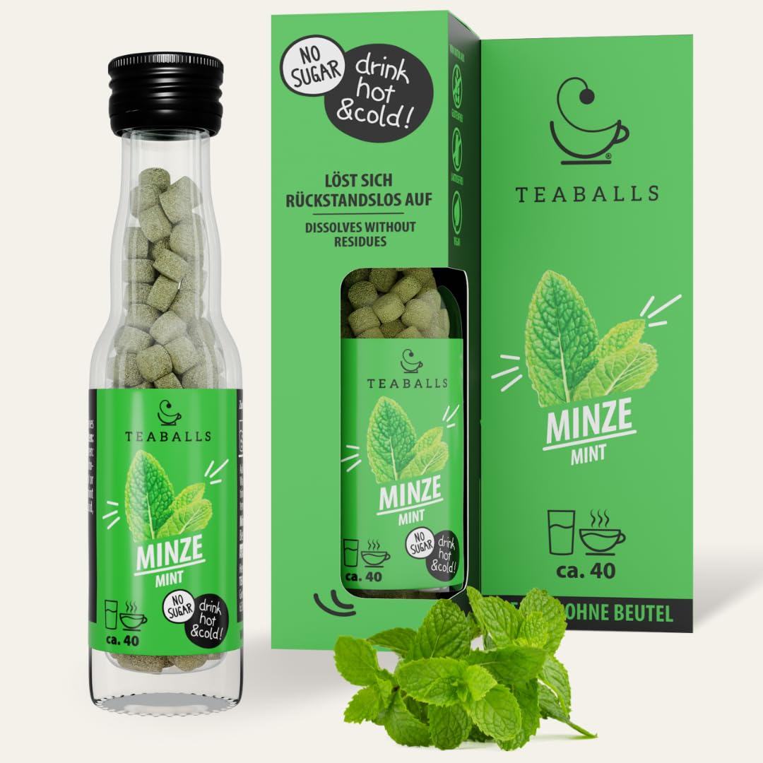 TEABALLS - 5er Frühlingsfrüchte Tee Set - 200 Tassen - Fruchtiges Tee Probierpaket & kleine Geschenkidee für den Frühling