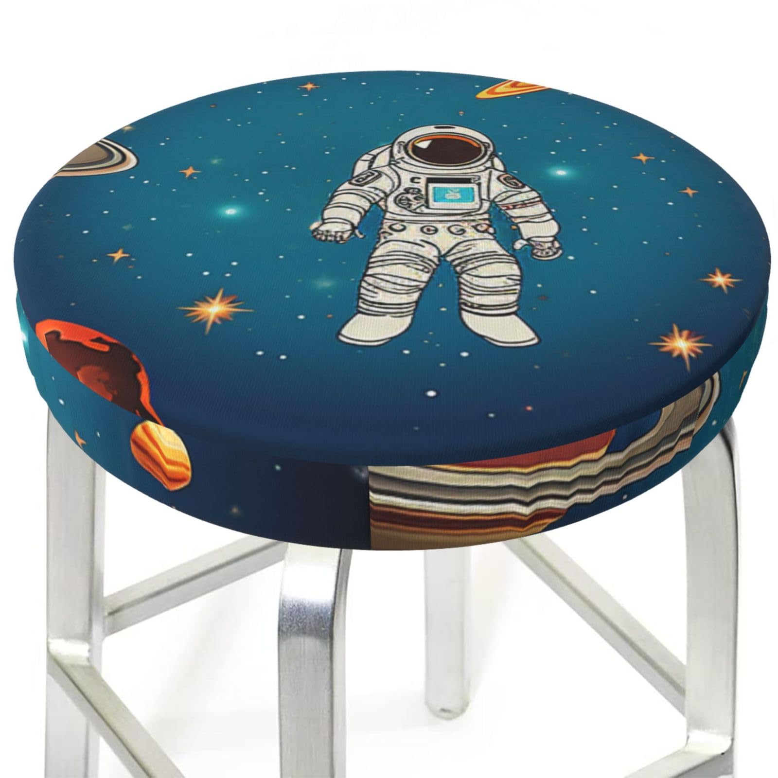 Runde Barhocker Bezüge 35,6cm - Raketen Design Mit Memory Schaum