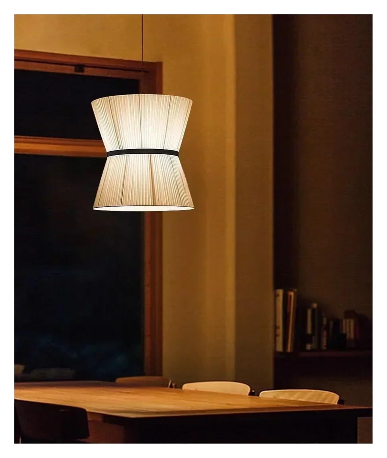 Lustre de plafond en tissu suspension luminaire salon chambre