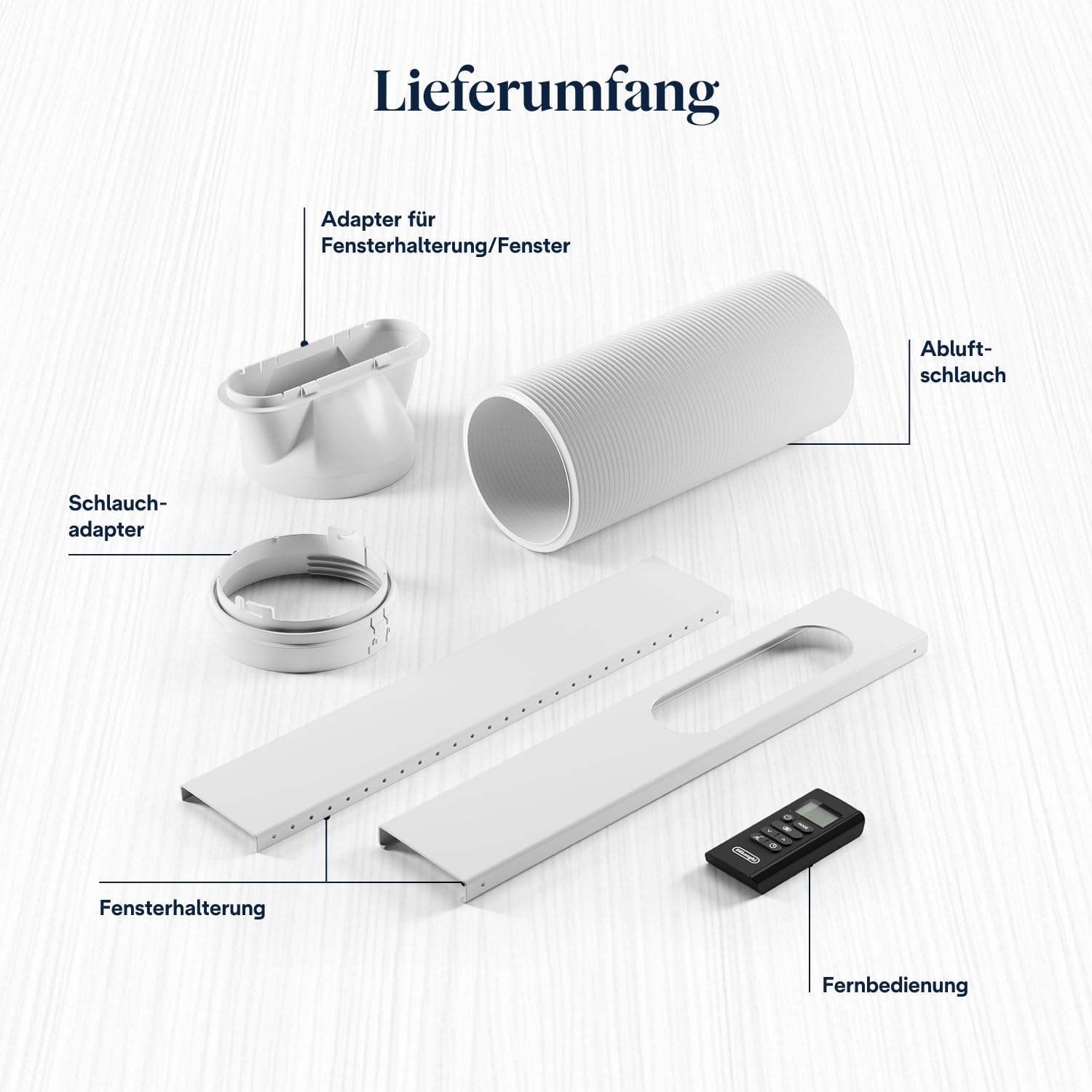 De'Longhi Pinguino 3-in-1 Mobiles Klimagerät 9400 BTU bis 27 m² PACEM82